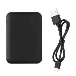 Portafolio de carga inalámbrica promocional A4 con powerbank